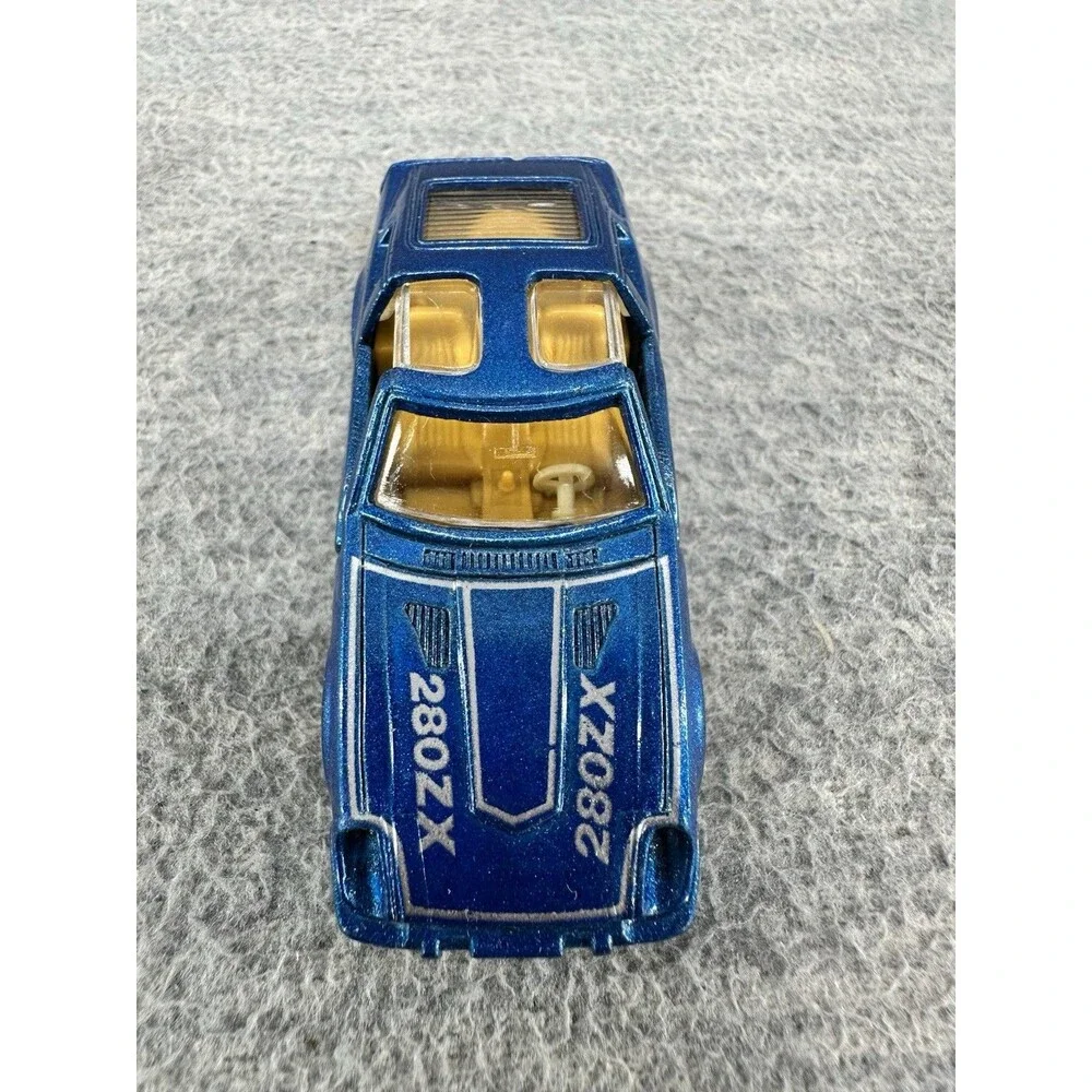 ROAD CHAMPS Die Cast #44 Datsun 280zx 82 Blue Car T5
